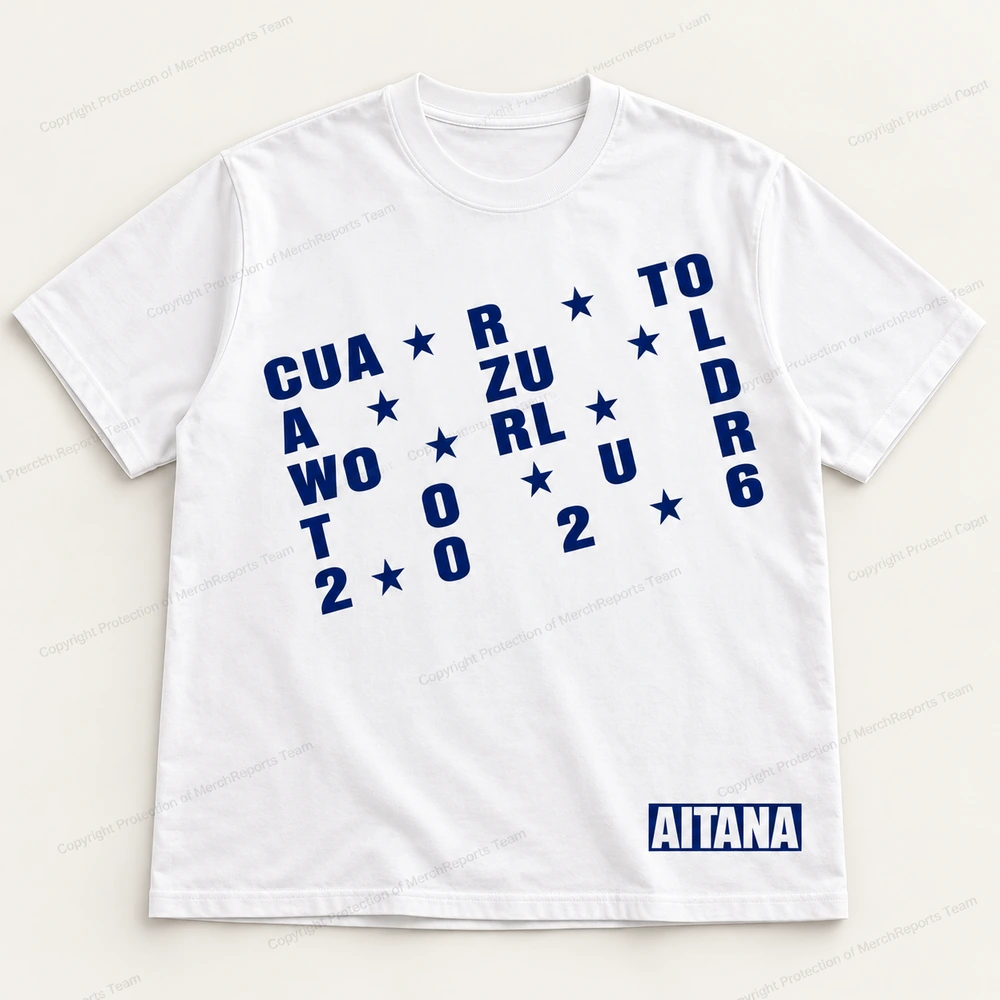 White Typography Tee