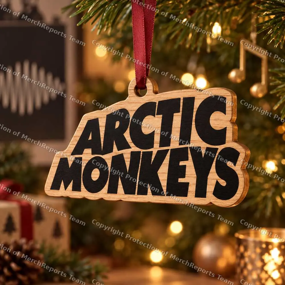 Arctic Monkeys Logo Acrylic Christmas Ornament product artwork