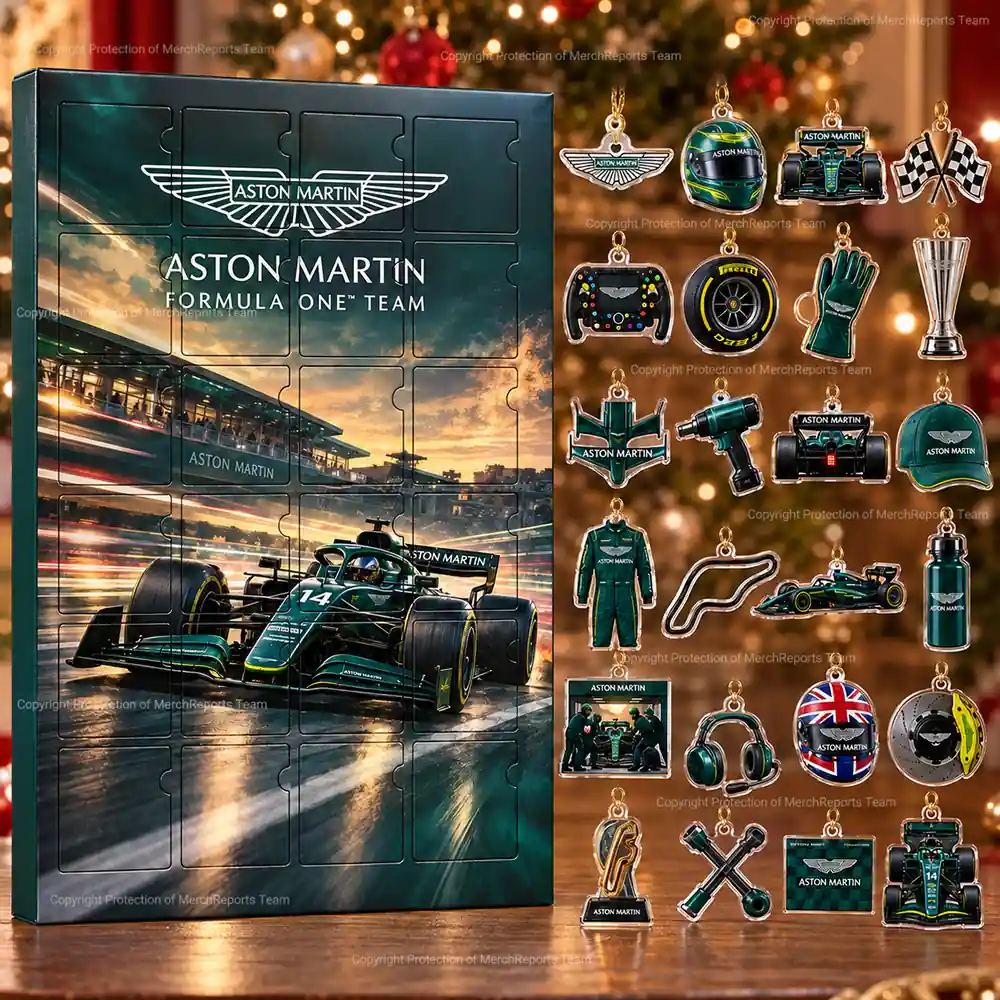 Aston Martin Formula 1 Green Racing Heritage Christmas Advent Calendar