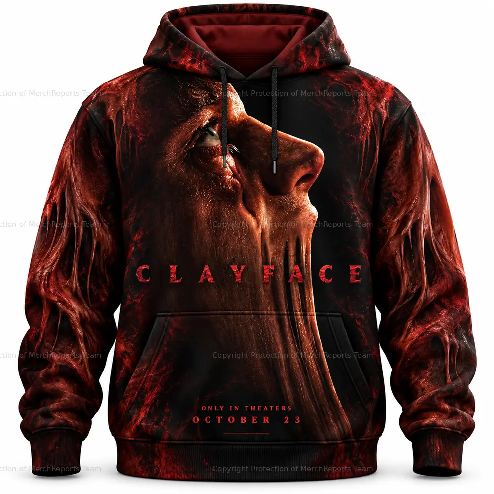 Melting Profile 3D Hoodie product view