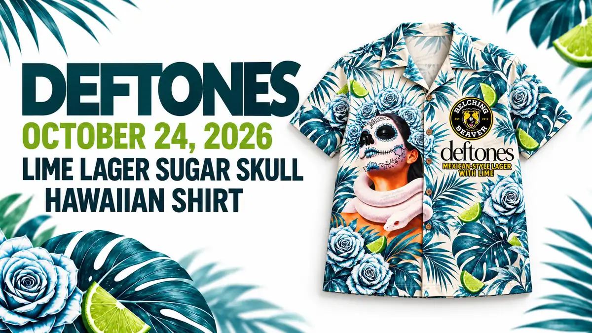 Deftones Hawaiian shirt product design