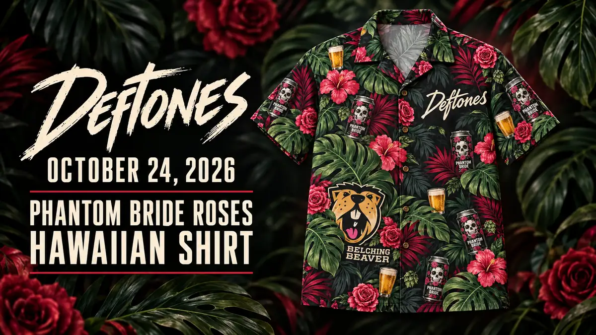 Deftones Hawaiian shirt product design
