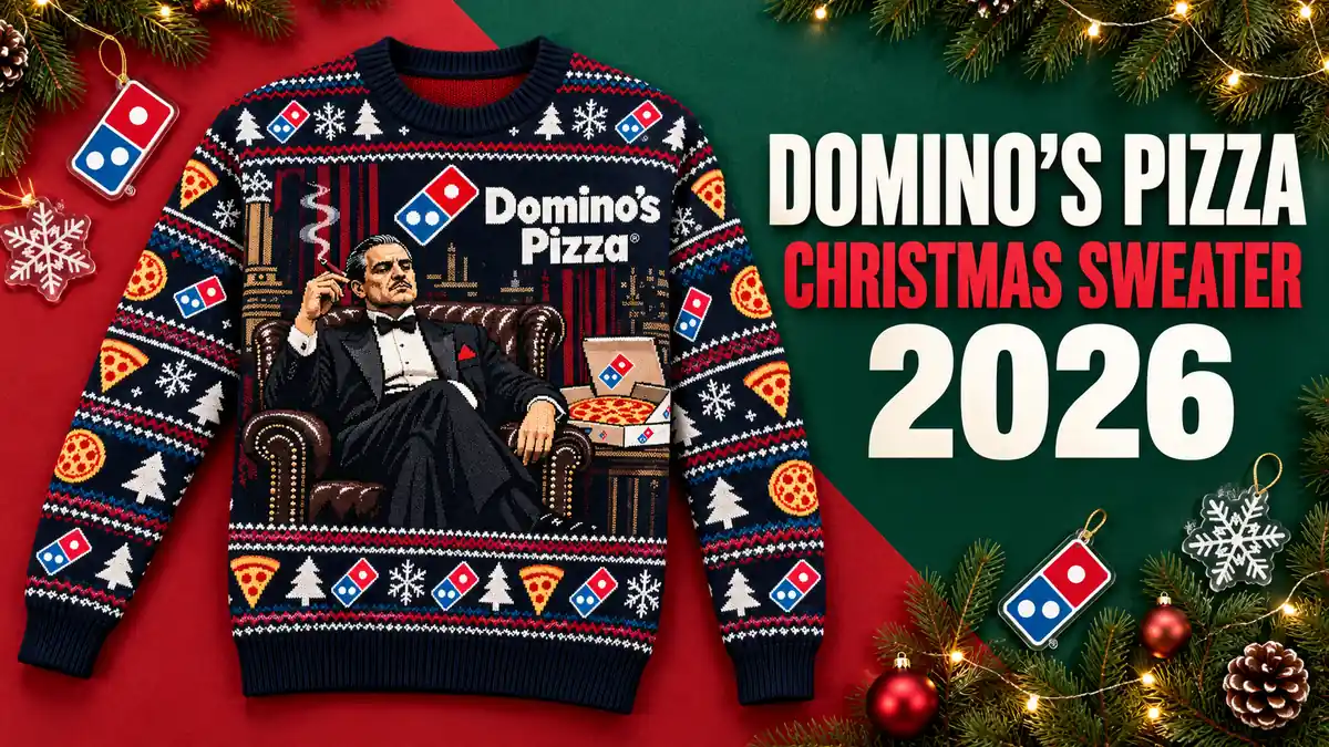 Domino’s Pizza Christmas sweater product designs