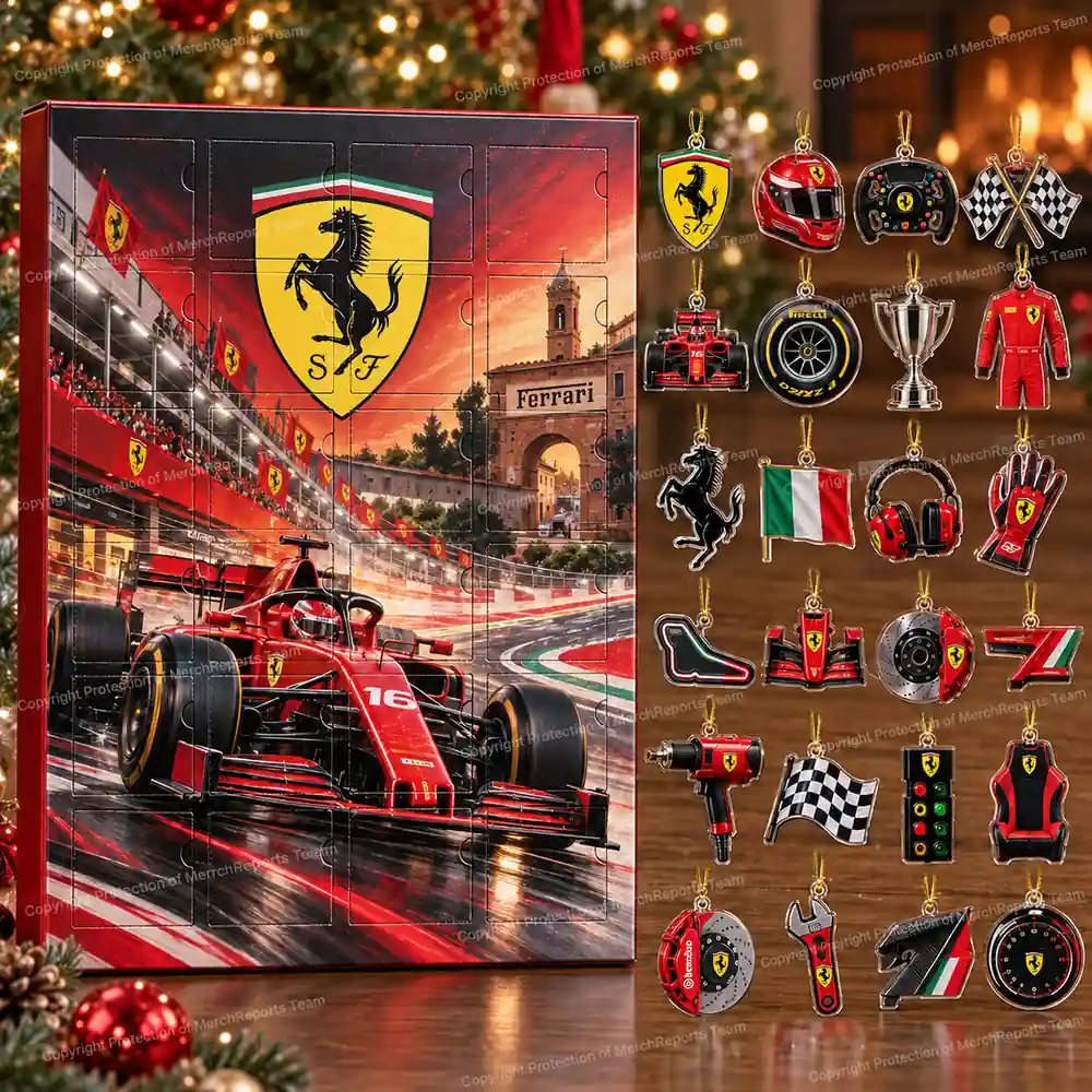 Ferrari Formula 1 Racing Heritage Prancing Horse Christmas Advent Calendar