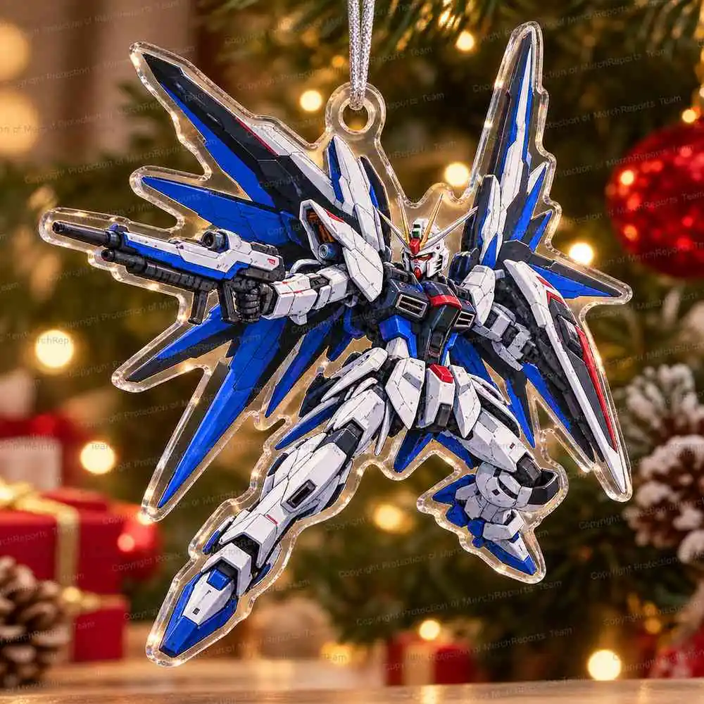 Freedom Ornament Gundam Christmas merch