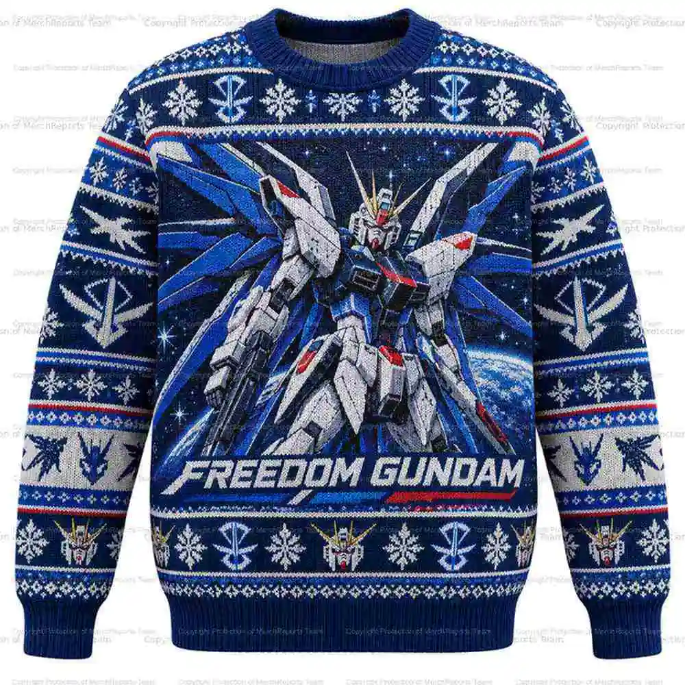 Freedom Gundam Christmas merch