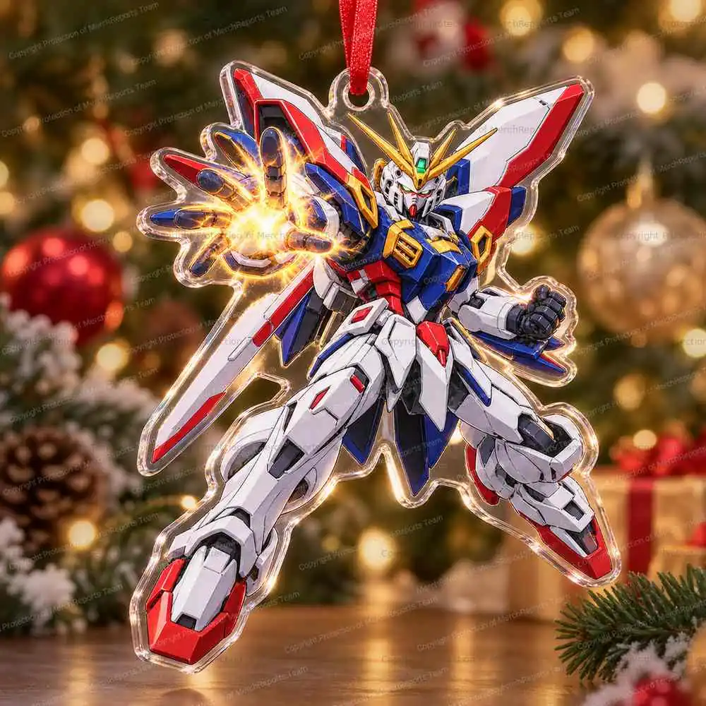 God Gundam Ornament Gundam Christmas merch