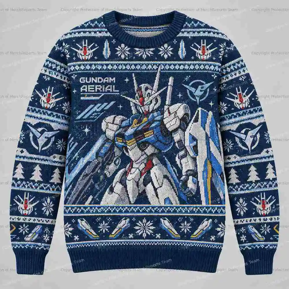 Aerial Gundam Christmas merch