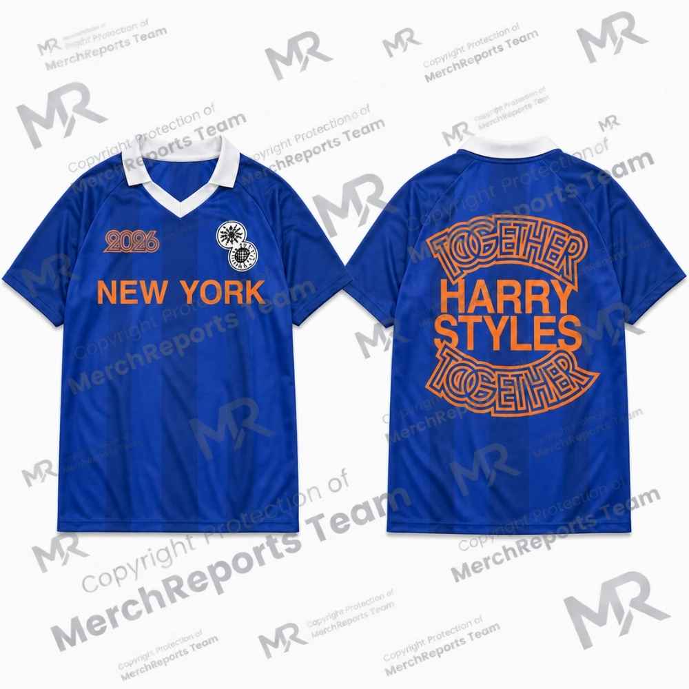 MerchReport catalog image of the Harry Styles Knicks-Colored Unisex Jersey.