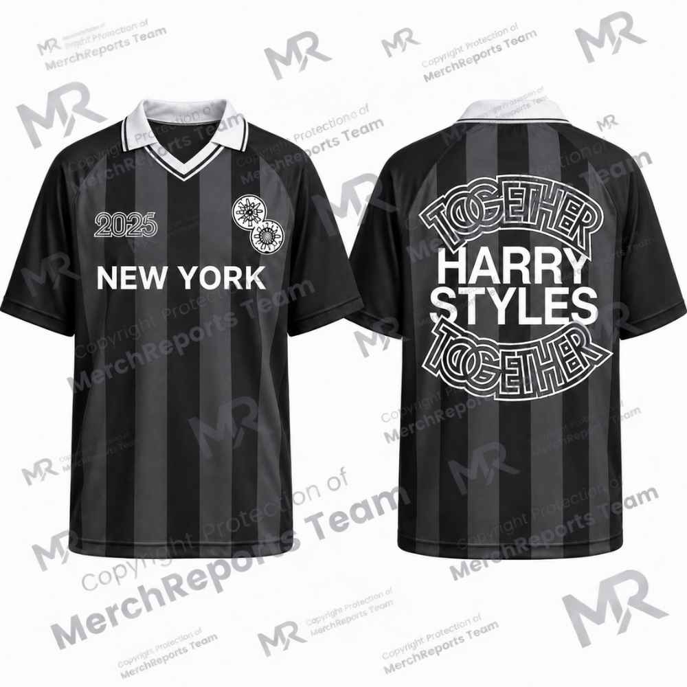 MerchReport catalog image of the Harry Styles New York Black Unisex Jersey.