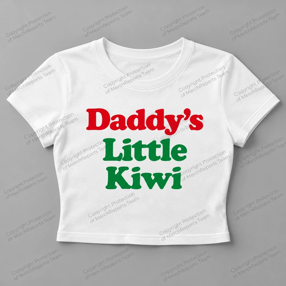 Daddy’s Little Kiwi White Crop for Harry Styles fans