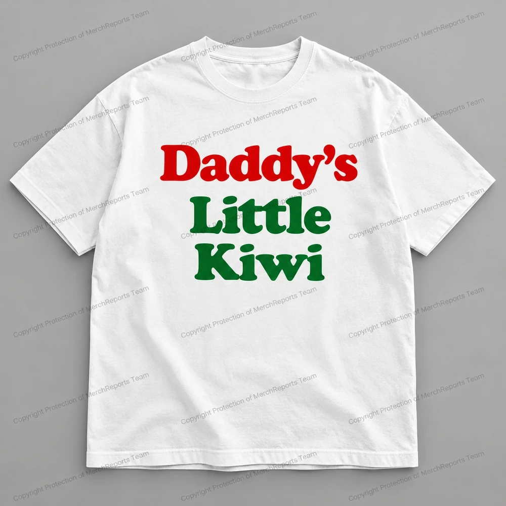 Daddy’s Little Kiwi White Tee for Harry Styles fans