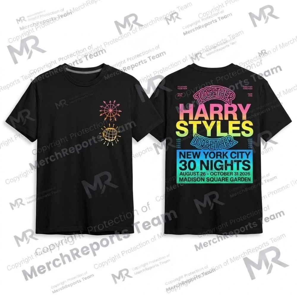 30 Nights Two-Sided Cotton Tee for Harry Styles fans
