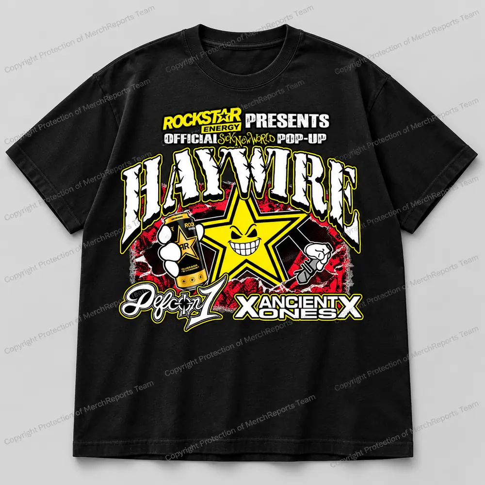 Haywire Rockstar Pop-Up Regular Tee