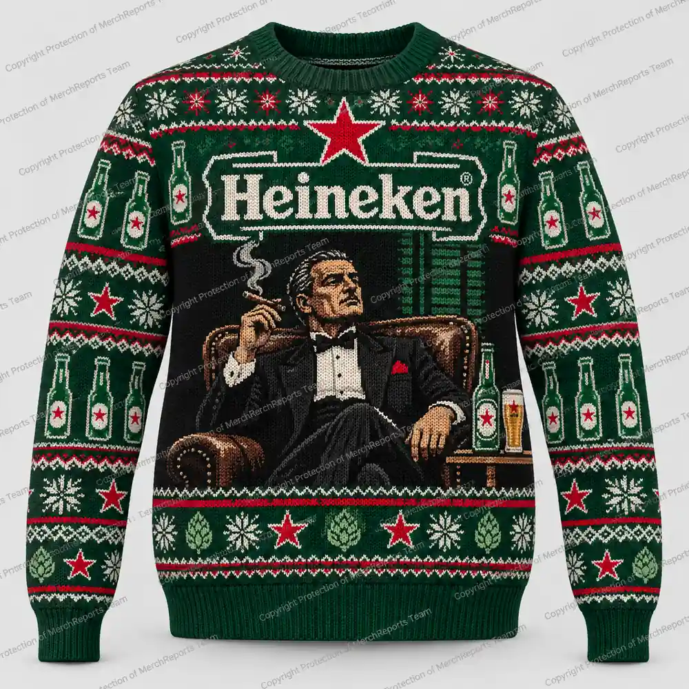Heineken Mafia Boss Heineken Christmas sweater