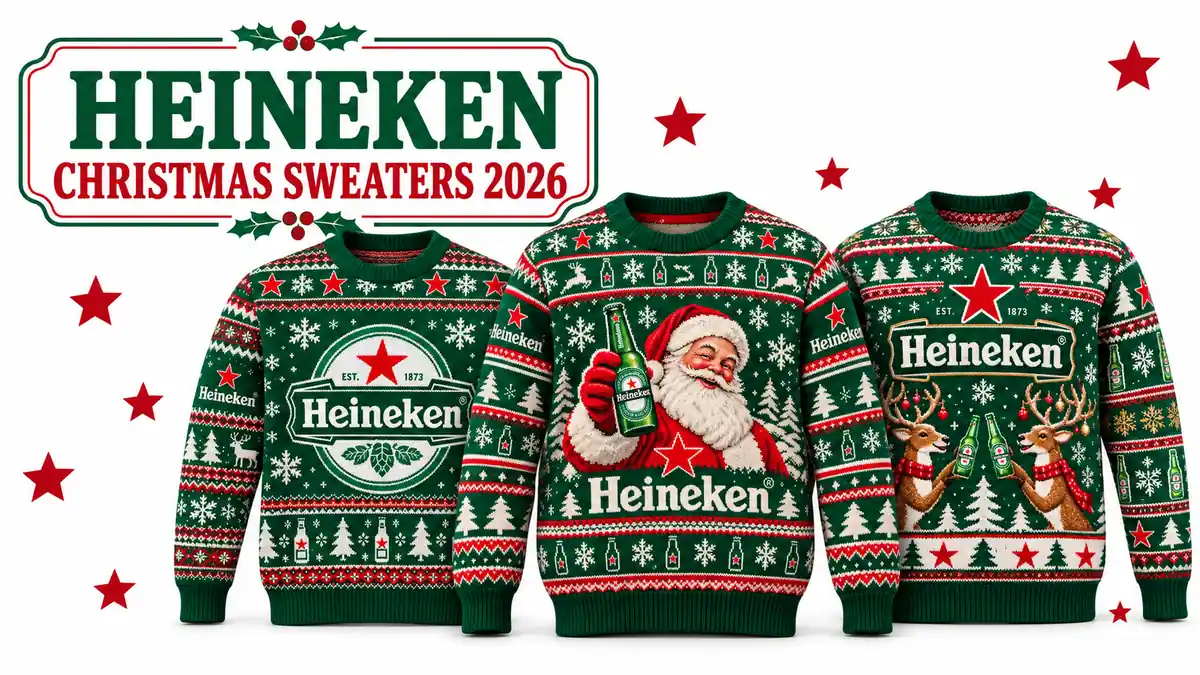 Heineken Christmas sweater product design
