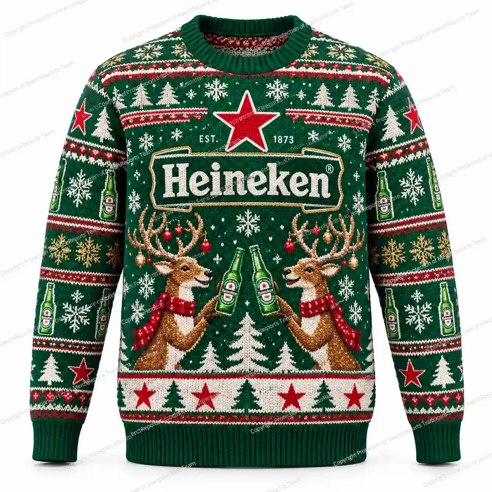 Heineken Reindeer Heineken Christmas sweater