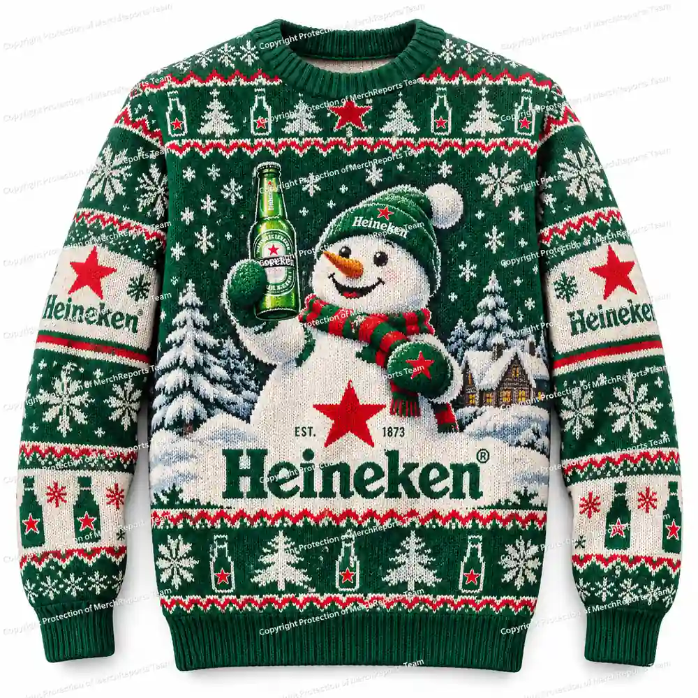 Heineken Snowman Heineken Christmas sweater