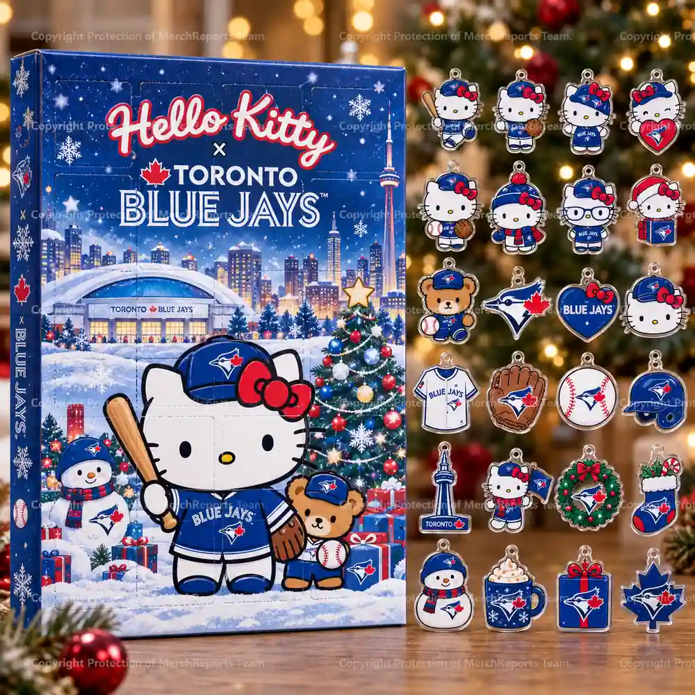 Hello Kitty Toronto Blue Jays Bird Logo CN Tower Christmas 2026 Advent Calendar