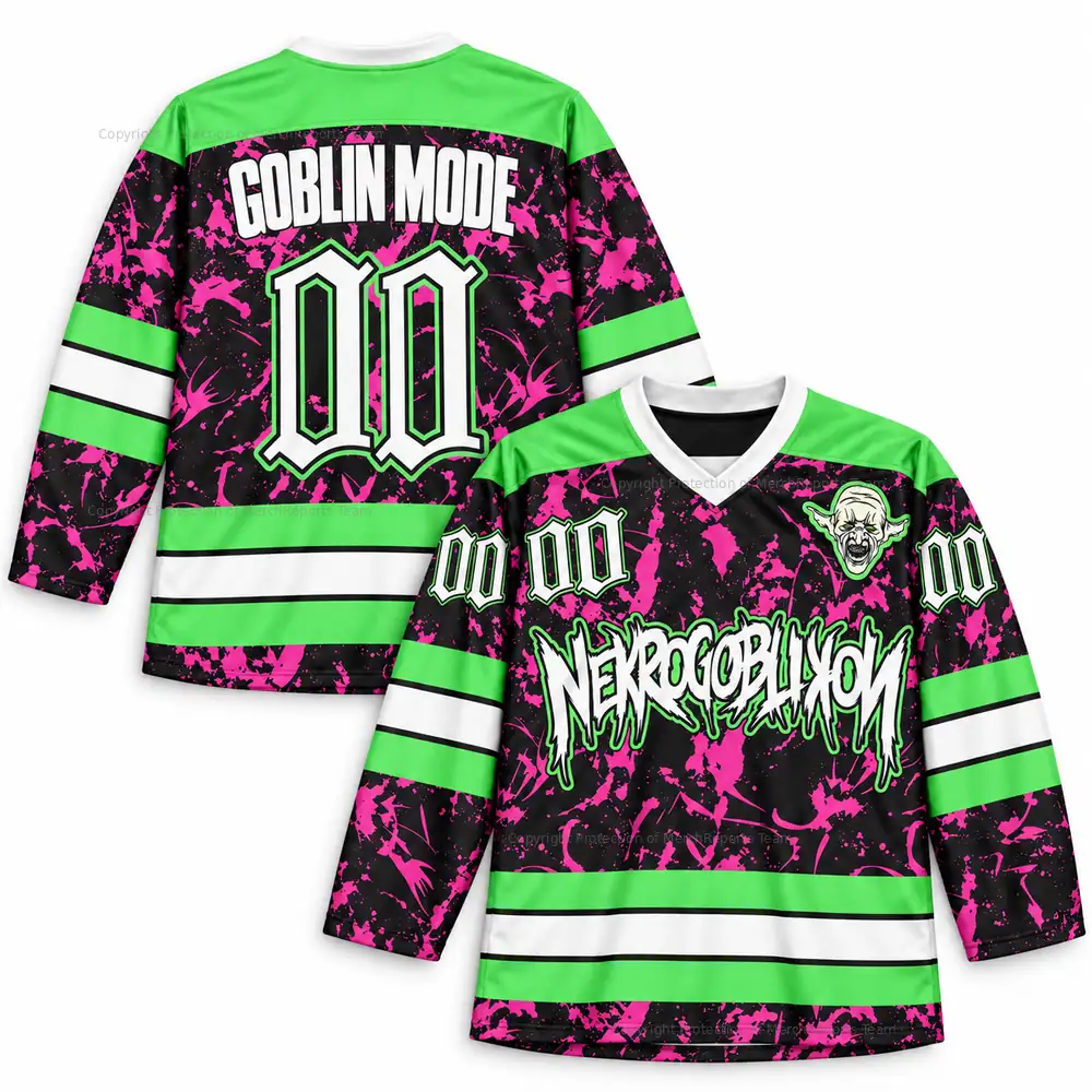 Nekrogoblikon Hockey Jersey — Hockey jersey product view