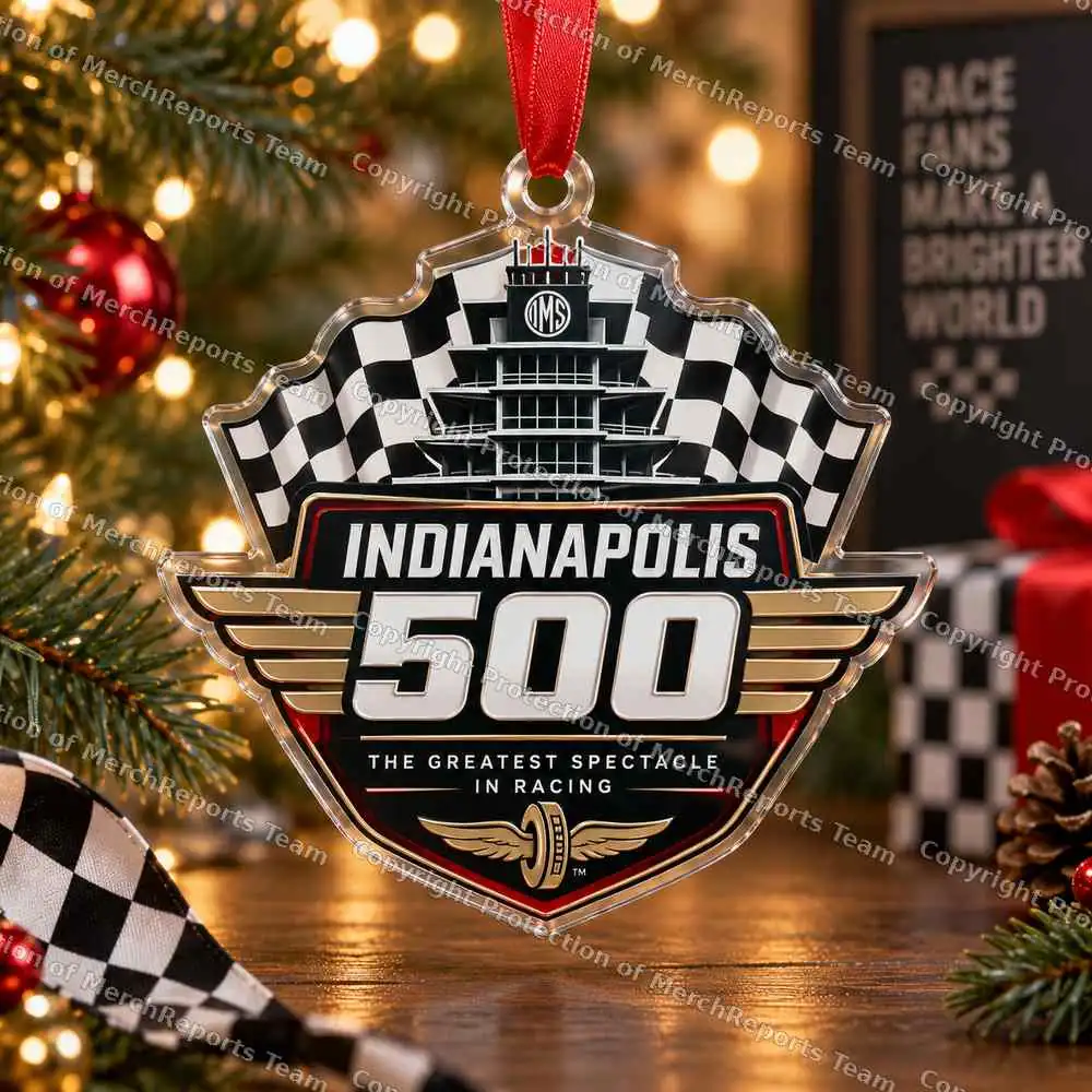 Indianapolis 500 Pagoda Logo Acrylic Ornament product artwork