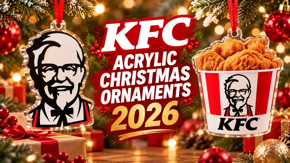 KFC acrylic Christmas ornaments product designs