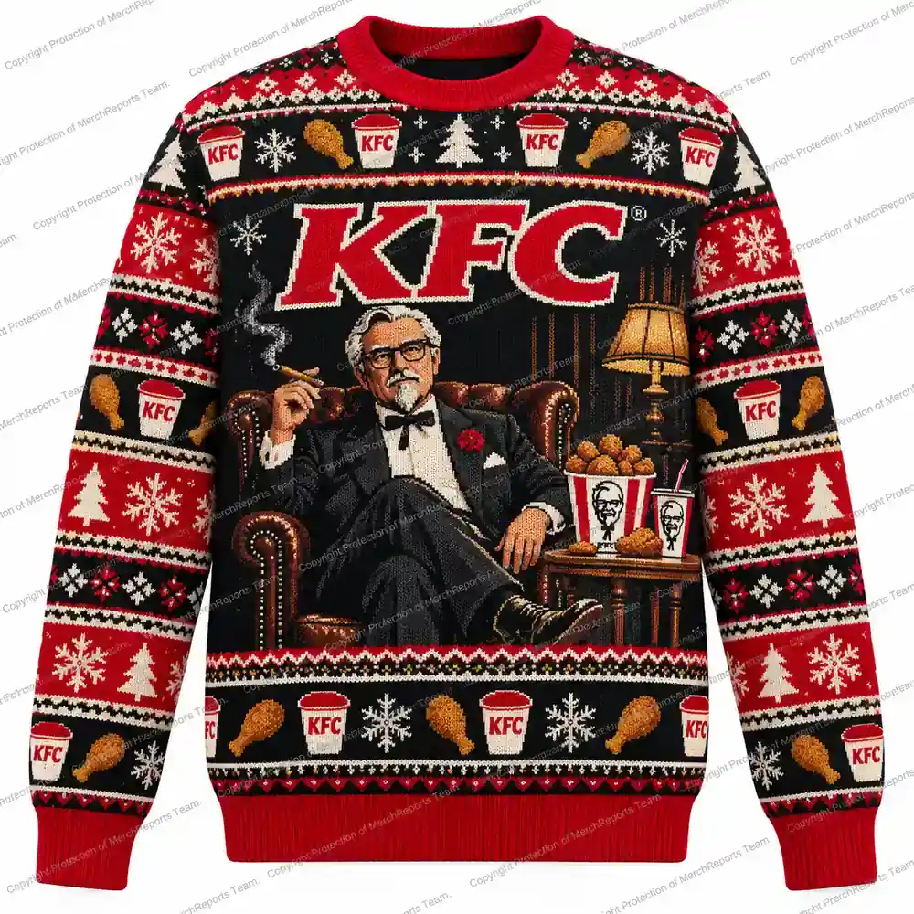 KFC Mafia Boss Christmas sweater