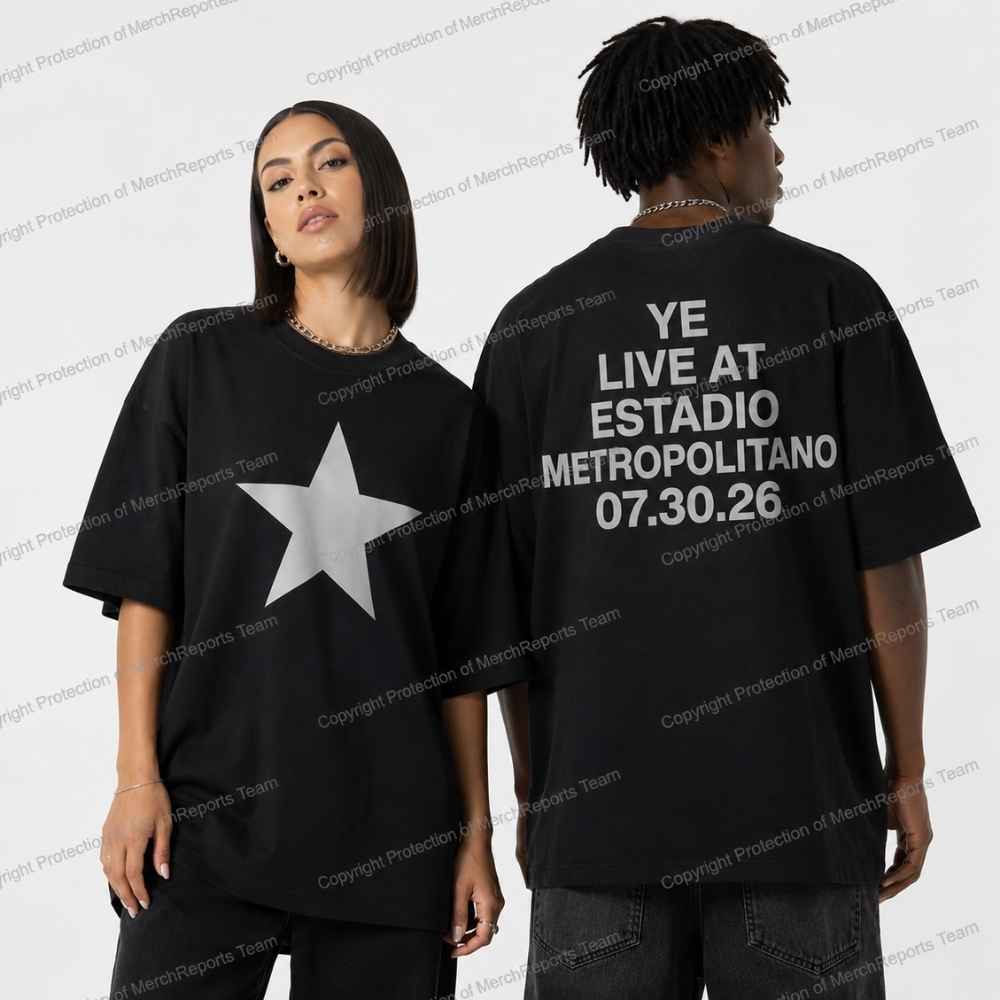 Madrid Venue Two-Sided T-Shirt front and back product view