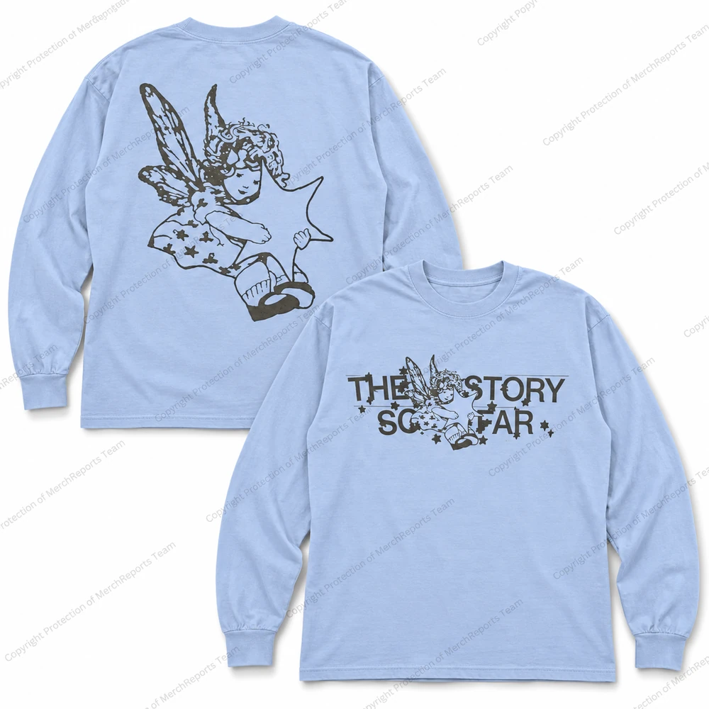 Light Blue Fairy Crewneck — Crewneck sweatshirt product view