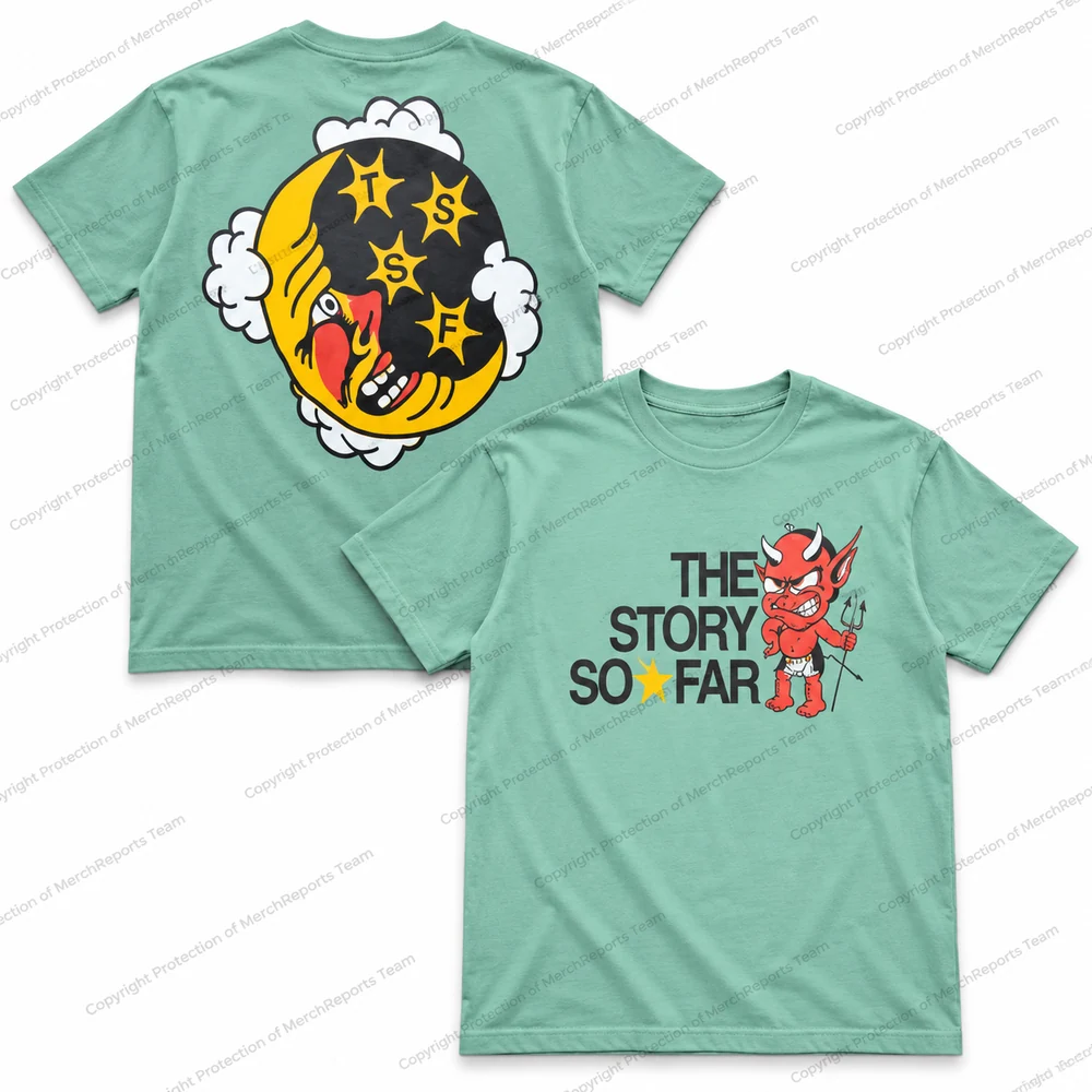 Devil Graphic Tees — Mint regular tee product view