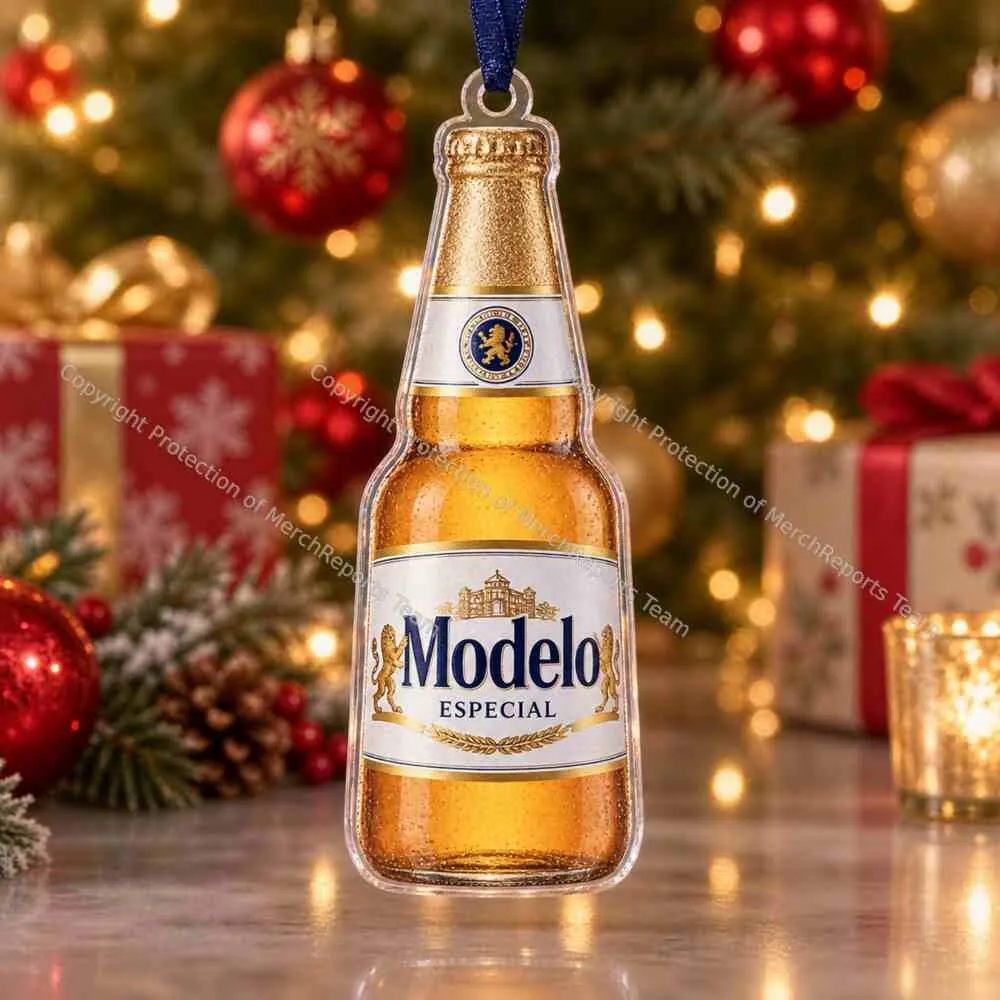 Modelo Especial Bottle Modelo Especial acrylic Christmas ornament