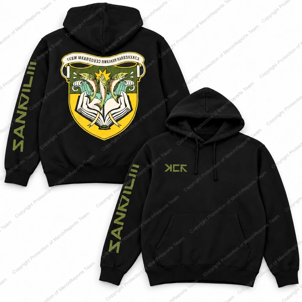 Green Serpent Crest Hoodie