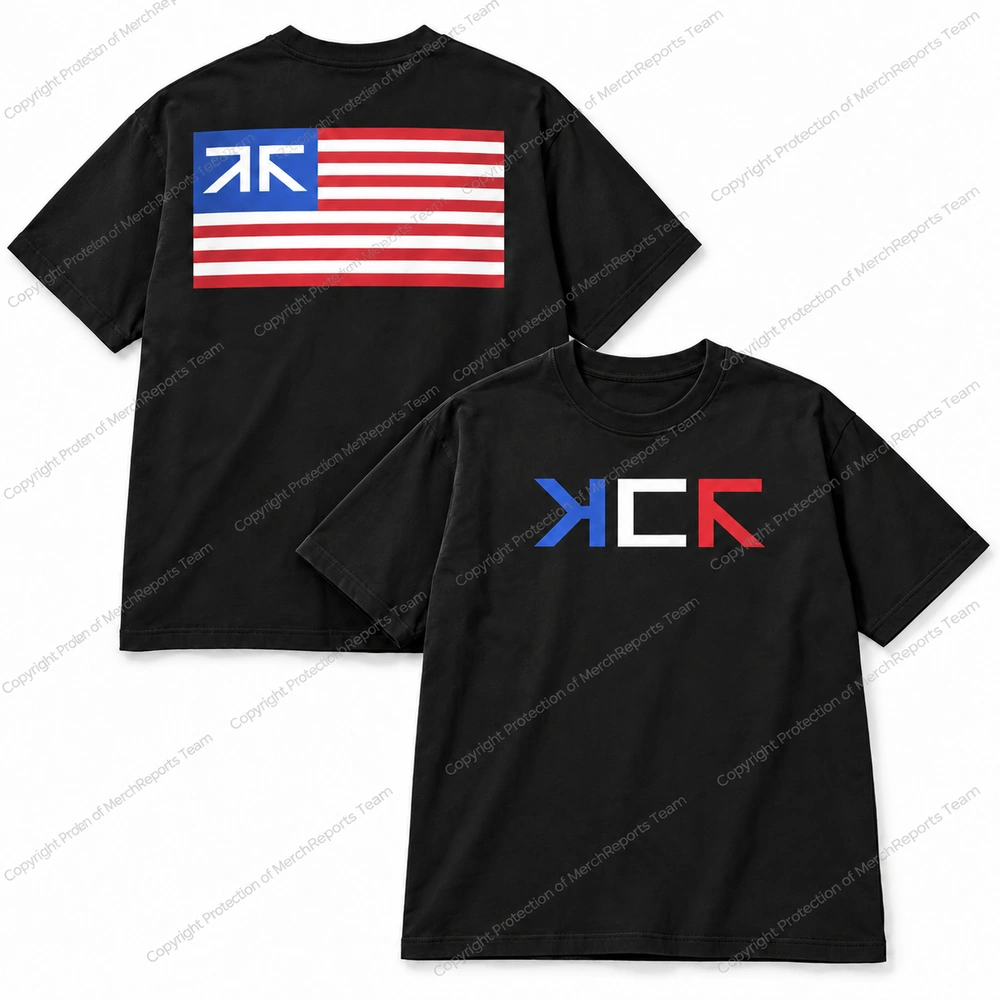 Tricolor Logo & Flag Tee