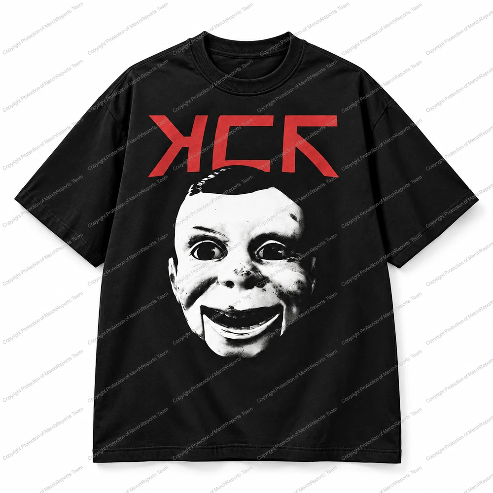 Ventriloquist Dummy Face Tee