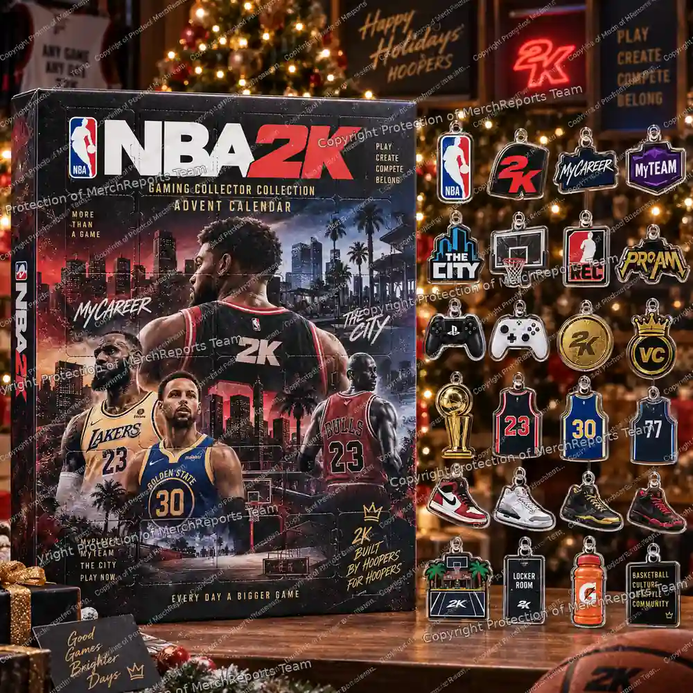 NBA 2K Basketball Stars Christmas Advent Calendar product photo