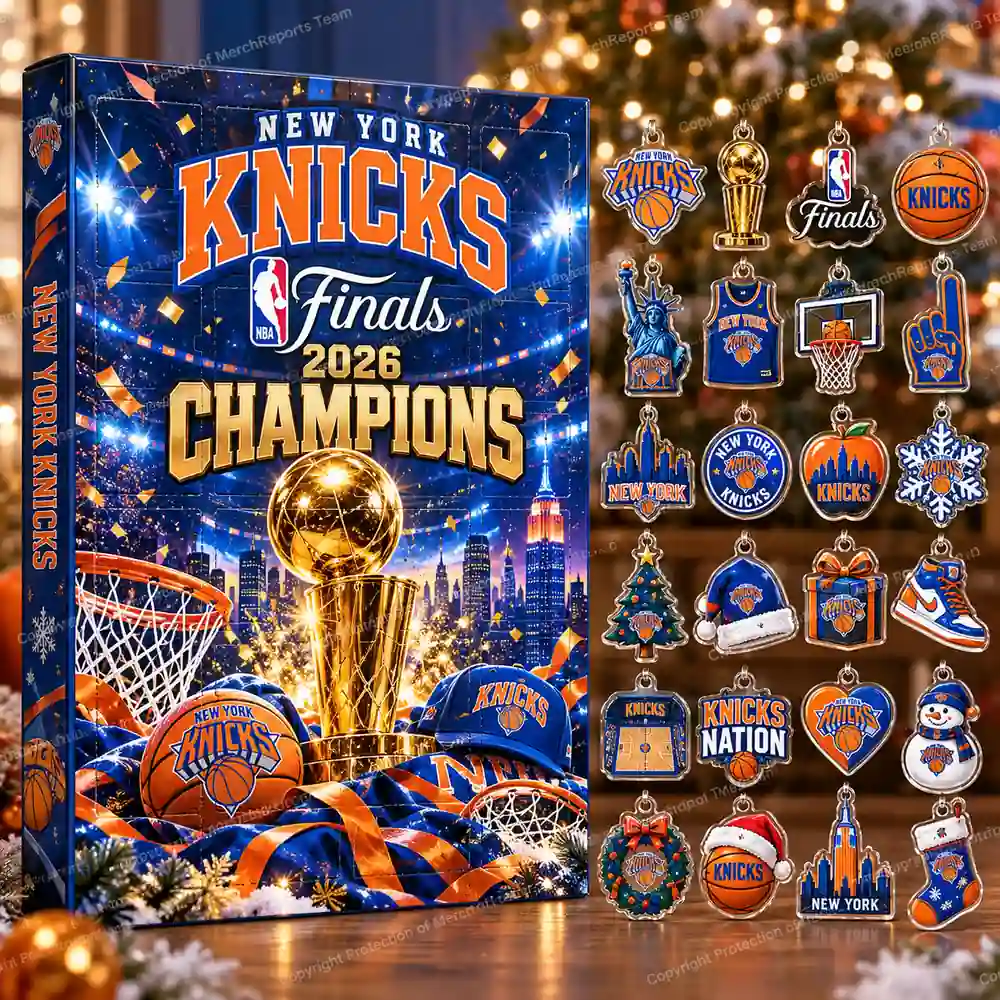New York Knicks — Trophy Celebration Christmas Advent Calendar product photo