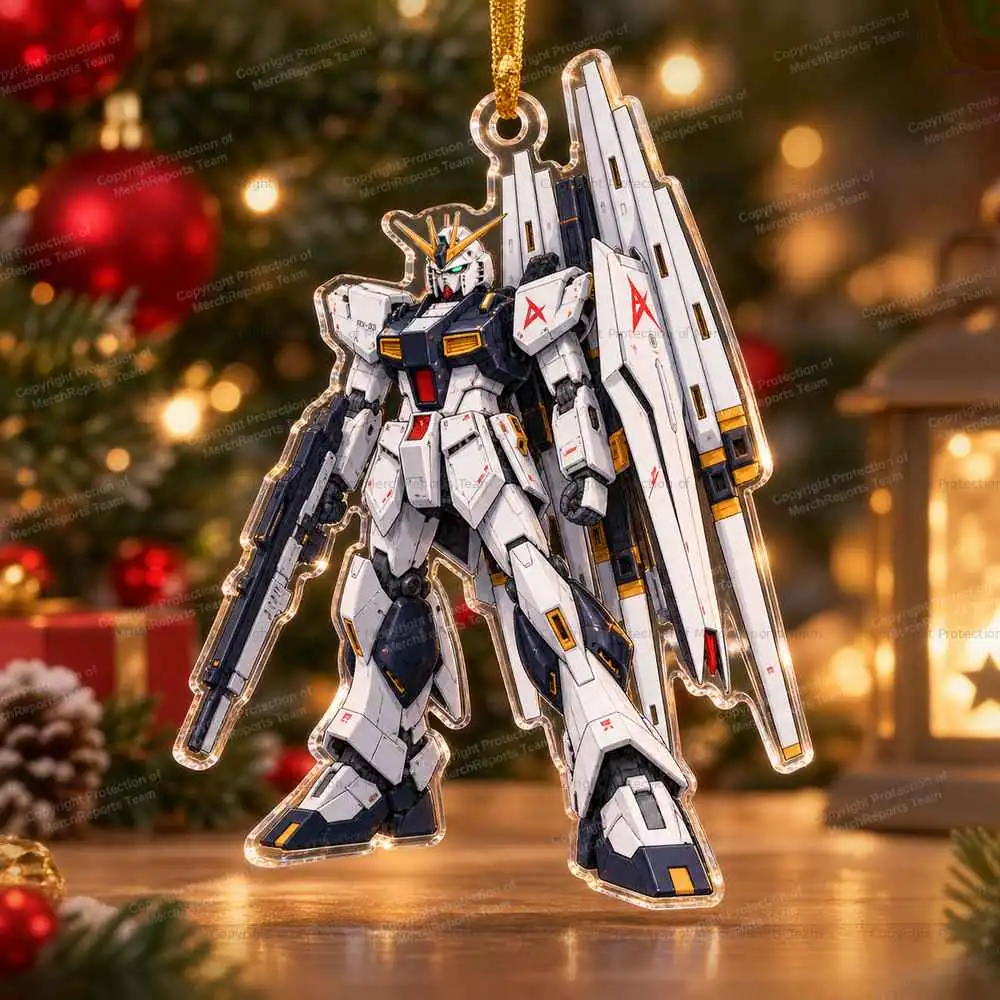 Nu Gundam Ornament Gundam Christmas merch