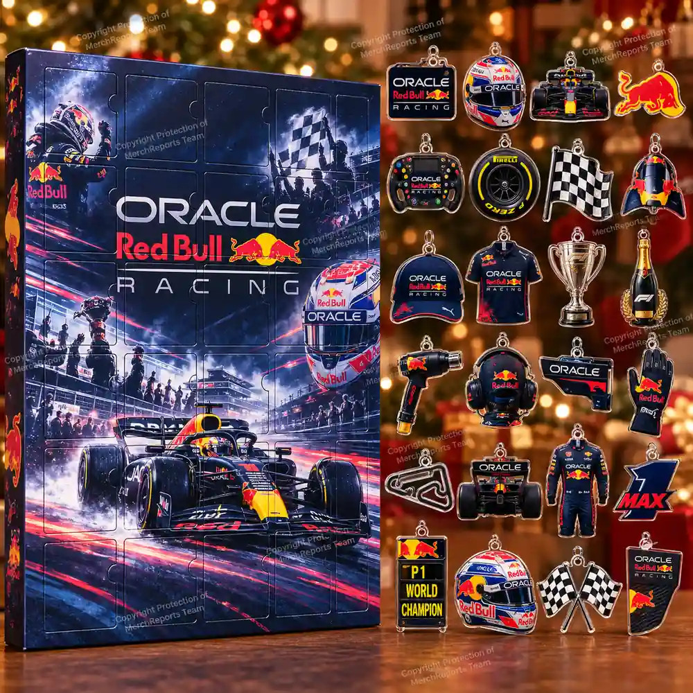 Red Bull Racing Formula 1 Racing Heritage Team Logos Christmas Advent Calendar
