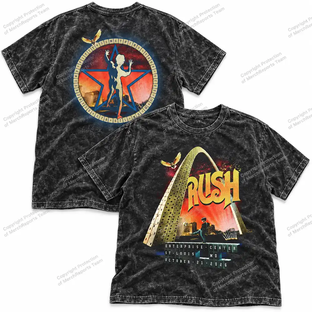 Gateway Arch & Starman Washed Tee