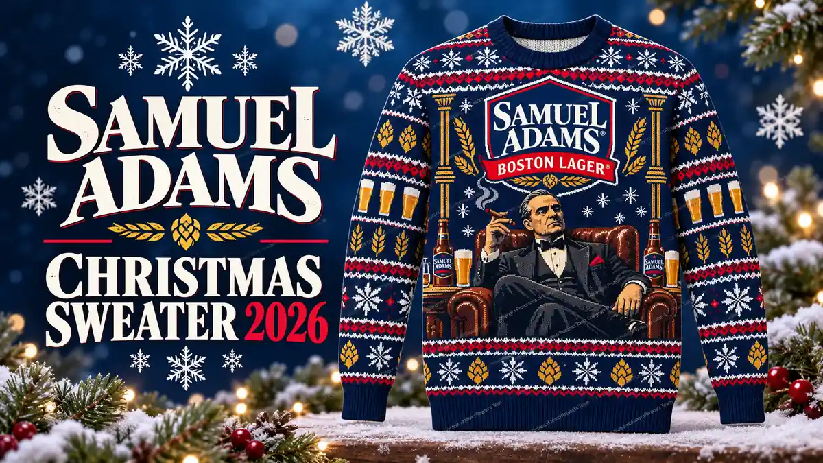 Samuel Adams Christmas sweater product design