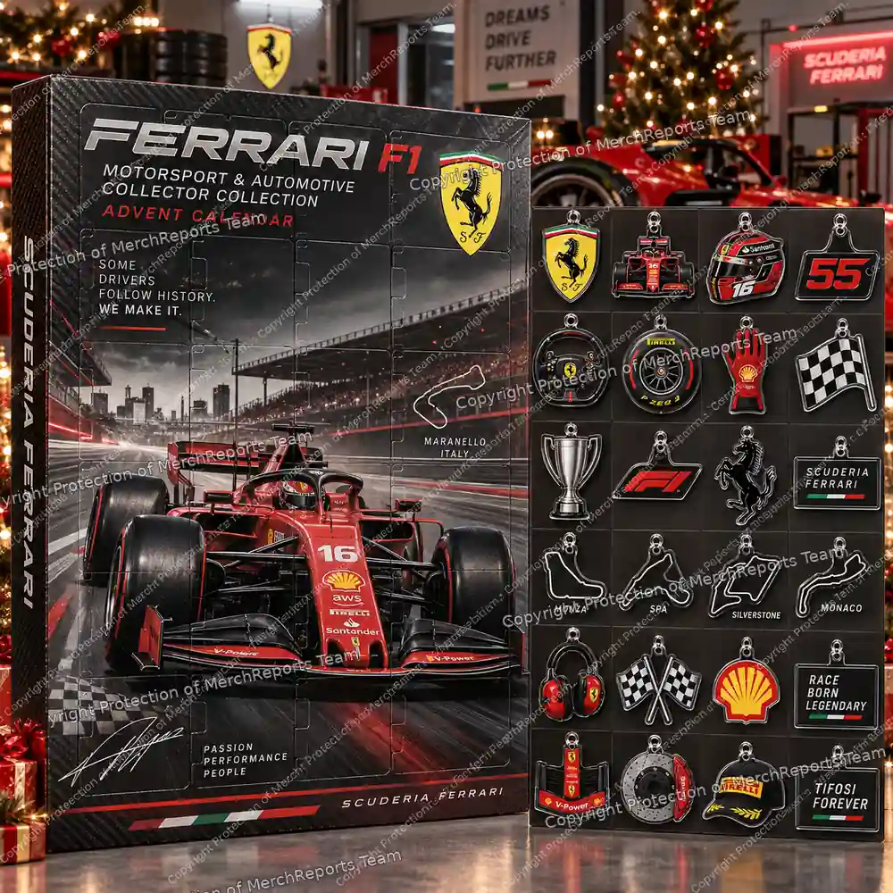 Scuderia Ferrari Formula 1 Race Car Number 16 Christmas Advent Calendar