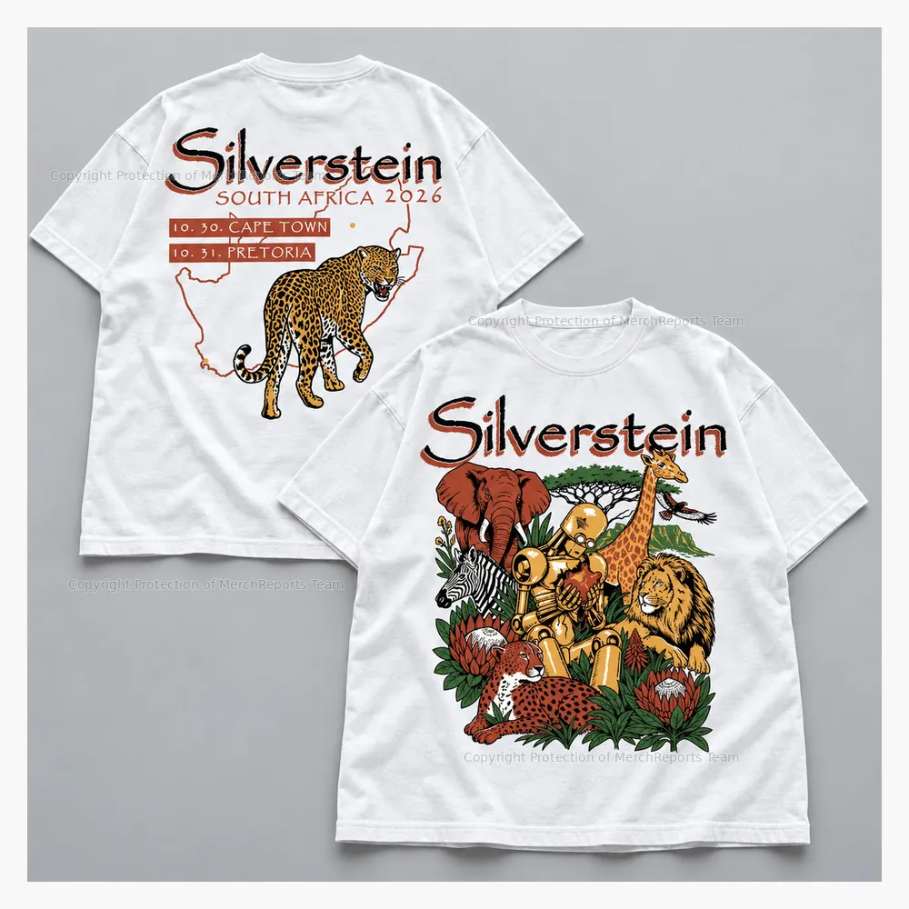 White Two-Sided Tour Tee
