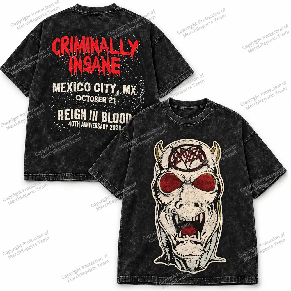 Criminally Insane Mexico City Washed Tee