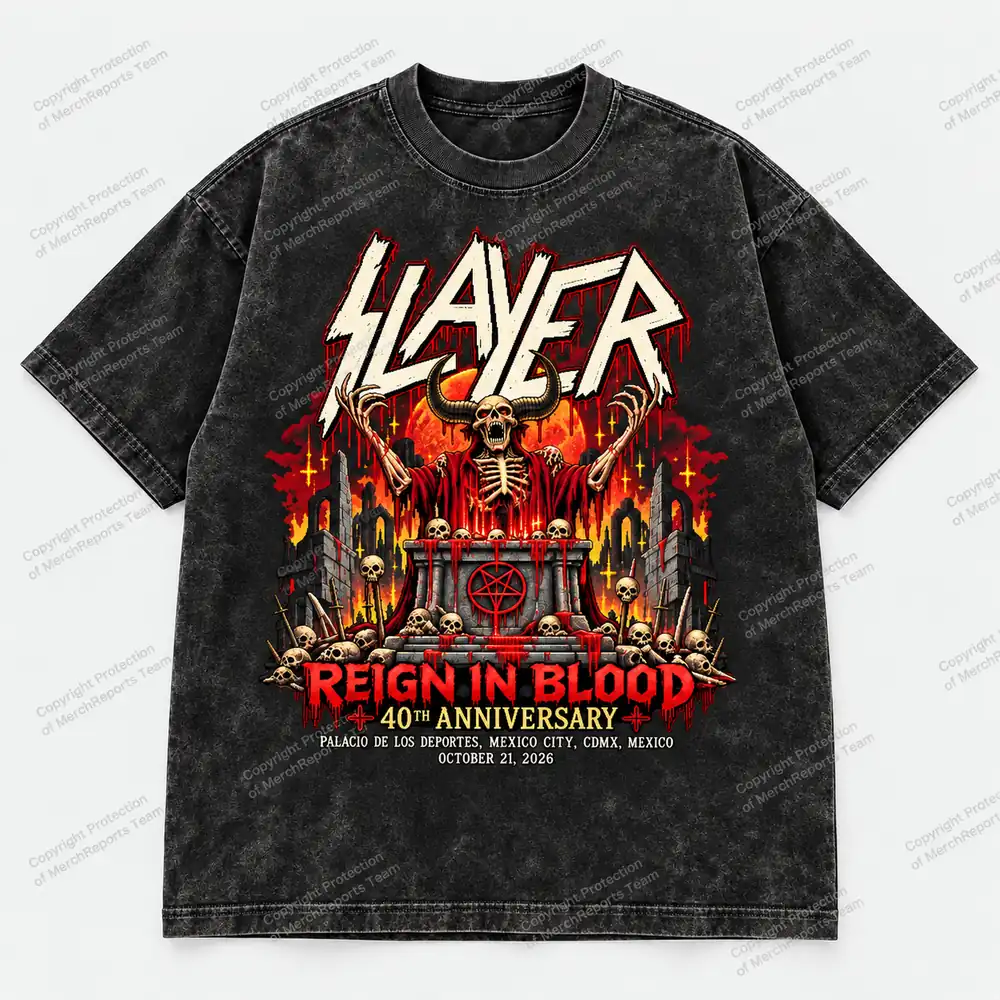 Reign in Blood Mexico City Washed Tee