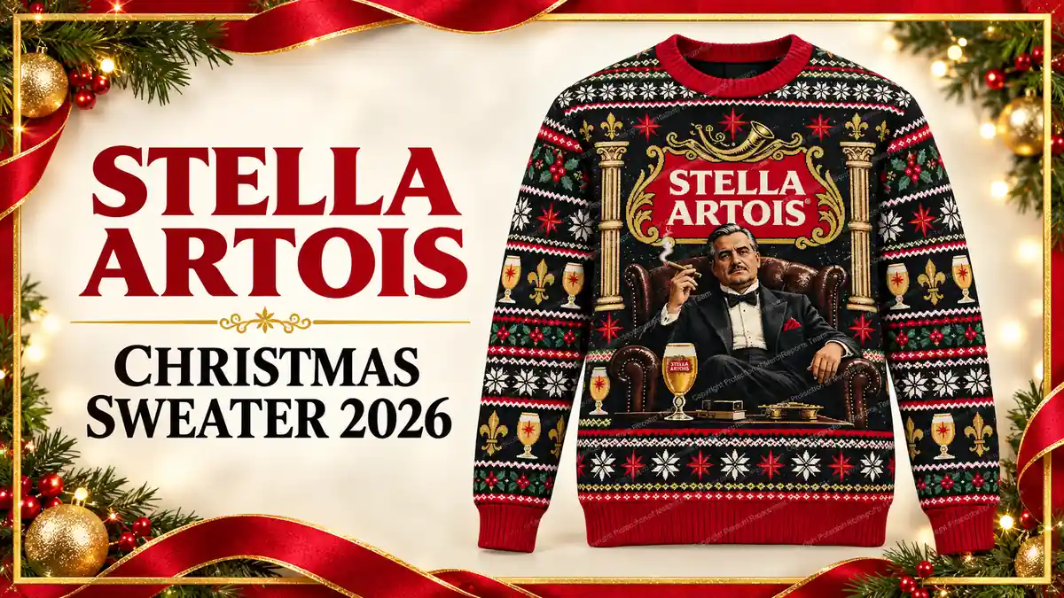 Stella Artois Christmas sweater product design