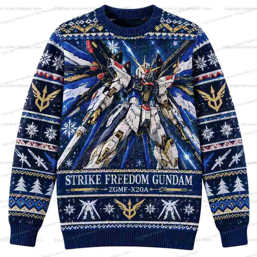 Strike Freedom Gundam Christmas merch