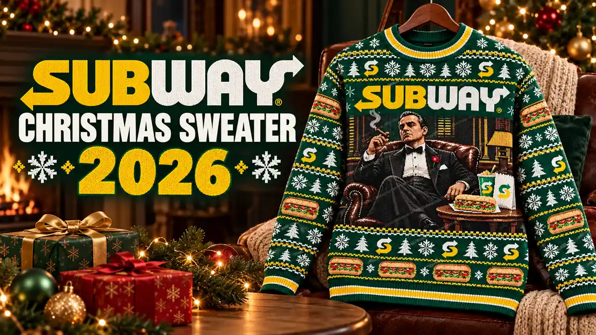 Subway Christmas sweater product designs