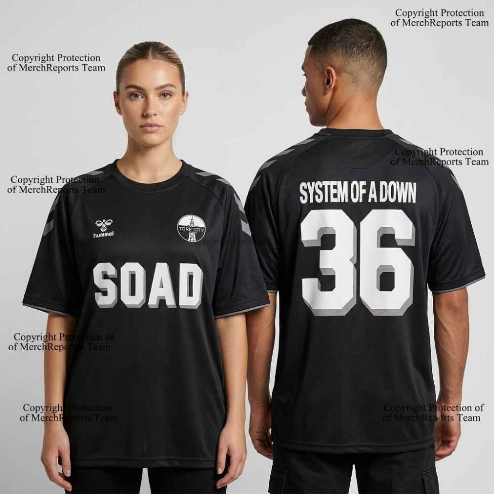 SOAD Stockholm Number 36 Jersey front and back product view