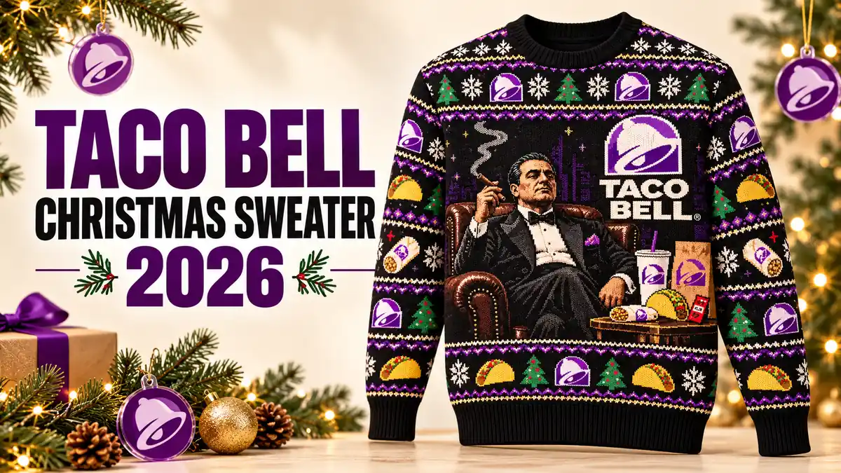 Taco Bell Christmas sweater product designs