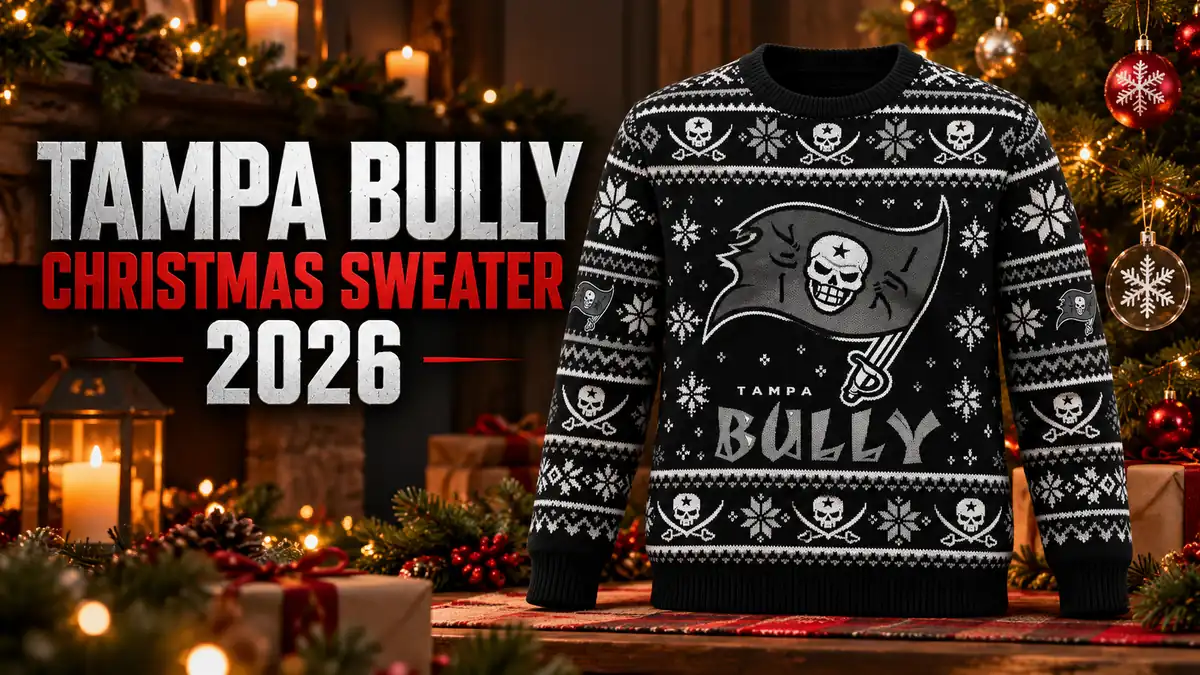 Tampa Bully Christmas sweater product designs